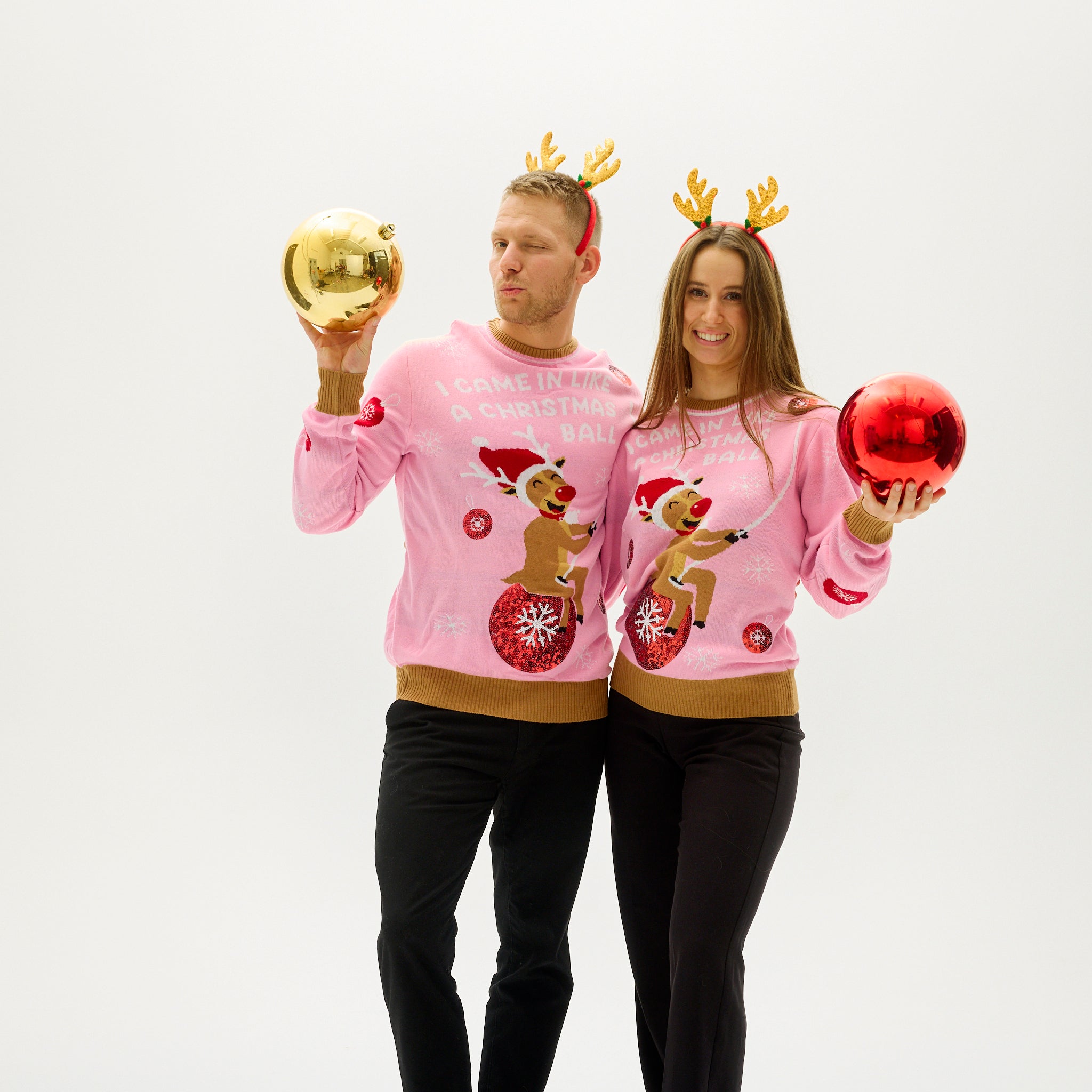 I Came In Like A Christmas Ball Sweater - Damen